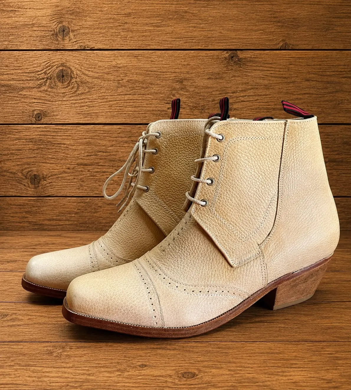 Zapato Huaso Cuero Crudo