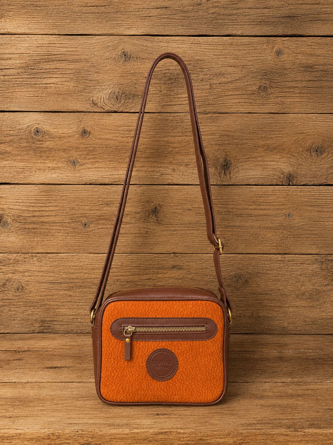 Cartera Golfito en cuero de carpincho