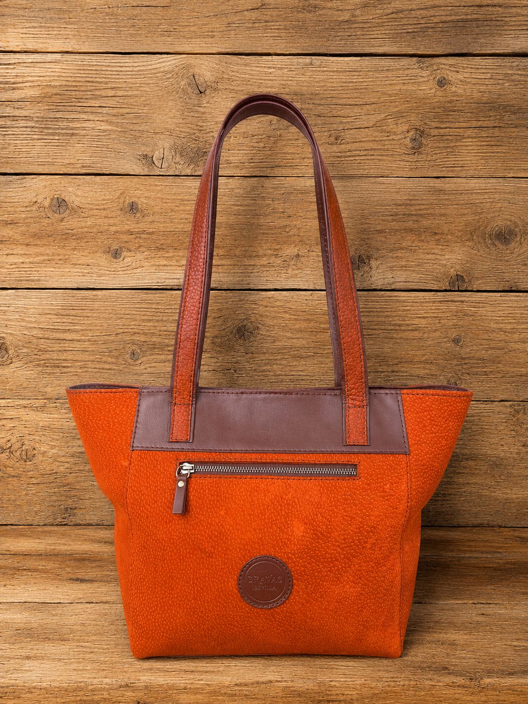Bolso Renata en cuero de carpincho